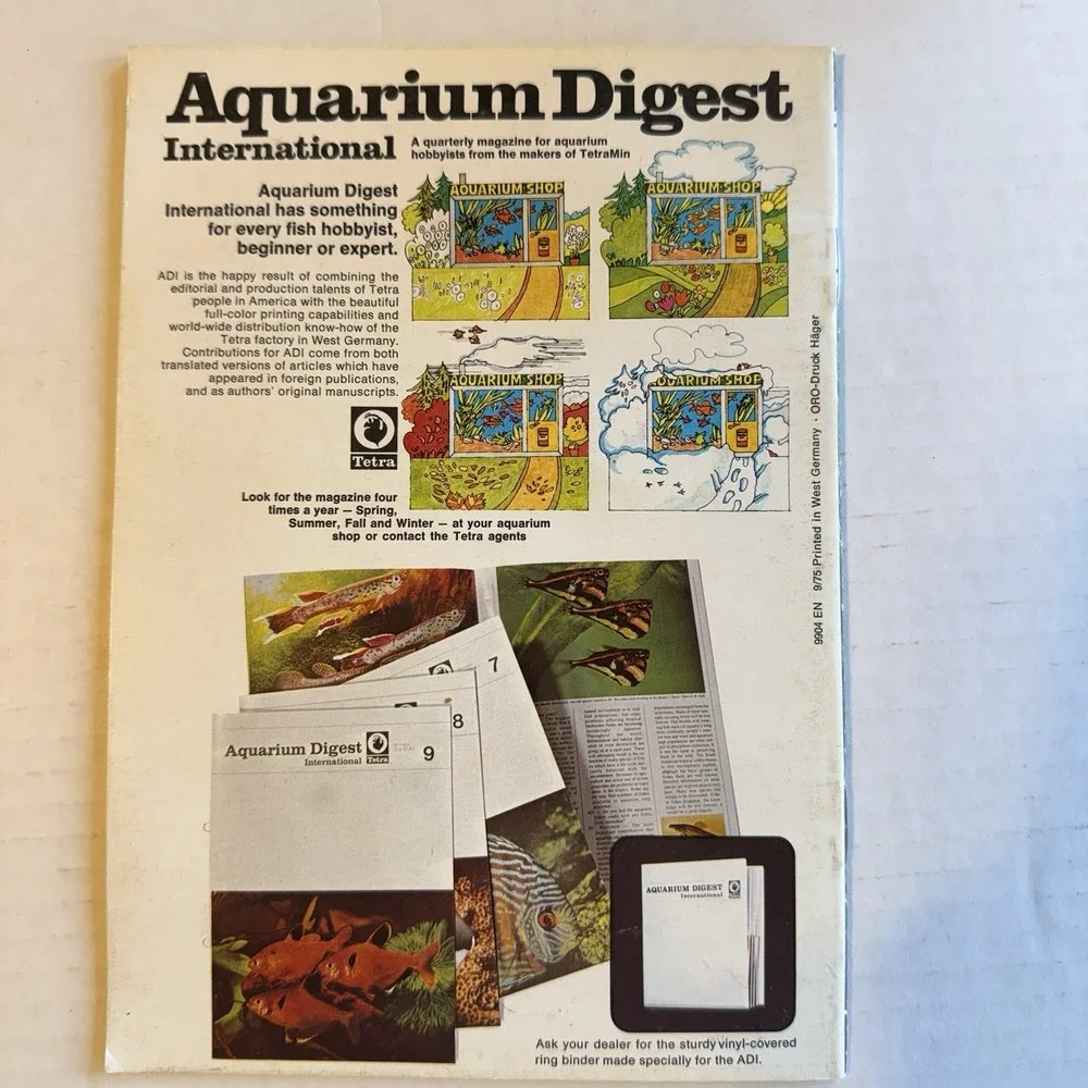 Vintage Aquarium Fish Hobbyist Book Manual Lot 1960s-70s Tetra Collectible‎ Gift